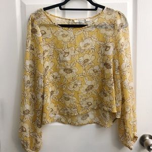 Sheer Forever 21 Long-sleeve shirt